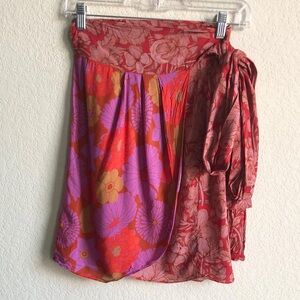 Anthropologie Carolina K Kinsale Wrap Mini Skirt Small